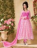 Thankar Attractive Net Brasso Designer Pink Anarkali Suits @ 53% OFF Rs 679.00 Only FREE Shipping + Extra Discount -  online Sabse Sasta in India -  for  - 3193/20150925