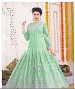 Thankar Latest Designer Heavy Parrot Embroidery Anarkali Suit With Long Sleeve @ 31% OFF Rs 1730.00 Only FREE Shipping + Extra Discount - Georgette, Buy Georgette Online, Semi-stitched, Anarkali suit, Buy Anarkali suit,  online Sabse Sasta in India - Semi Stitched Anarkali Style Suits for Women - 3232/20150925