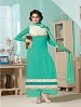 Thankar Latest Designer Heavy Aqua Embroidery Straight Suit @ 53% OFF Rs 1173.00 Only FREE Shipping + Extra Discount - Georgette, Buy Georgette Online, Semi-stitched, palazzo Style Suit, Buy palazzo Style Suit,  online Sabse Sasta in India - Semi Stitched Anarkali Style Suits for Women - 3248/20150925