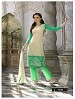 Thankar Latest Designer Heavy Cream and Parrot Embroidery Straight Suit @ 31% OFF Rs 2039.00 Only FREE Shipping + Extra Discount - Georgette, Buy Georgette Online, Semi-stitched, Straight suit, Buy Straight suit,  online Sabse Sasta in India -  for  - 3255/20150925
