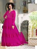 THANKAR FABULOUS LATEST DESIGNER DARK PINK ANARKALI SUITS @ 31% OFF Rs 1421.00 Only FREE Shipping + Extra Discount - Net ,Georgette, Buy Net ,Georgette Online, Semi-stitched, Anarkali suit, Buy Anarkali suit,  online Sabse Sasta in India - Semi Stitched Anarkali Style Suits for Women - 3320/20150925