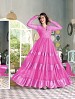THANKAR FABULOUS LATEST DESIGNER PINK ANARKALI SUITS @ 31% OFF Rs 1421.00 Only FREE Shipping + Extra Discount - Net ,Georgette, Buy Net ,Georgette Online, Semi-stitched, Anarkali suit, Buy Anarkali suit,  online Sabse Sasta in India -  for  - 3322/20150925