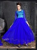 THANKAR FABULOUS LATEST DESIGNER BLUE ANARKALI SUITS @ 31% OFF Rs 1977.00 Only FREE Shipping + Extra Discount - Net ,Georgette, Buy Net ,Georgette Online, Semi-stitched, Anarkali suit, Buy Anarkali suit,  online Sabse Sasta in India - Semi Stitched Anarkali Style Suits for Women - 3324/20150925