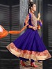 THANKAR FABULOUS LATEST DESIGNER DARK BLUE ANARKALI SUITS @ 31% OFF Rs 1977.00 Only FREE Shipping + Extra Discount - Net ,Georgette, Buy Net ,Georgette Online, Semi-stitched, Anarkali suit, Buy Anarkali suit,  online Sabse Sasta in India -  for  - 3330/20150925