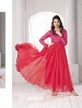 THANKAR FABULOUS LATEST DESIGNER RED HOT ANARKALI SUITS @ 27% OFF Rs 1050.00 Only FREE Shipping + Extra Discount - SILKY NET, Buy SILKY NET Online, Semi-stitched, Anarkali suit, Buy Anarkali suit,  online Sabse Sasta in India - Semi Stitched Anarkali Style Suits for Women - 3355/20150925