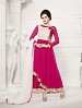 THANKAR HEAVY FLOOR LENGTH PINK AND WHITE ANARKALI SUIT @ 44% OFF Rs 1606.00 Only FREE Shipping + Extra Discount - Anarkali Suits, Buy Anarkali Suits Online, Semi Stitched, Georgette, Buy Georgette,  online Sabse Sasta in India - Semi Stitched Anarkali Style Suits for Women - 3379/20150925