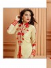 THANKAR NEW DESIGNER CREAM AND RED STRAIGHT SUIT @ 31% OFF Rs 1853.00 Only FREE Shipping + Extra Discount - Suit, Buy Suit Online, Santoon, Georgette, Buy Georgette,  online Sabse Sasta in India -  for  - 3432/20150925