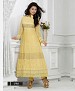 THANKAR LATEST DESIGNER CREAM LONG SLEEVE ANARKALI SUIT @ 66% OFF Rs 988.00 Only FREE Shipping + Extra Discount - Anarkali Suits, Buy Anarkali Suits Online, Santoon, Georgette, Buy Georgette,  online Sabse Sasta in India - Semi Stitched Anarkali Style Suits for Women - 3463/20150925