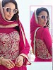 THANKAR LATEST DESIGNER DARK PINK LONG SLEEVE ANARKALI SUIT @ 31% OFF Rs 2162.00 Only FREE Shipping + Extra Discount - Anarkali Suits, Buy Anarkali Suits Online, Santoon, Net, Buy Net,  online Sabse Sasta in India - Semi Stitched Anarkali Style Suits for Women - 3470/20150925