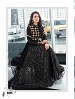 THANKAR LATEST DESIGNER BLACK LONG SLEEVE ANARKALI SUIT @ 31% OFF Rs 2162.00 Only FREE Shipping + Extra Discount - Anarkali Suits, Buy Anarkali Suits Online, Santoon, Net, Buy Net,  online Sabse Sasta in India - Semi Stitched Anarkali Style Suits for Women - 3471/20150925