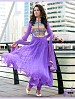 THANKAR LATEST DESIGNER PURPLE LONG SLEEVE ANARKALI SUIT @ 31% OFF Rs 2162.00 Only FREE Shipping + Extra Discount - Anarkali Suits, Buy Anarkali Suits Online, Santoon, Net, Buy Net,  online Sabse Sasta in India -  for  - 3474/20150925