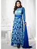 THANKAR LATEST DESIGNER BLUE LONG SLEEVE STRAIGHT SUIT @ 68% OFF Rs 1050.00 Only FREE Shipping + Extra Discount - Anarkali Suits, Buy Anarkali Suits Online, Santoon, Georgette, Buy Georgette,  online Sabse Sasta in India - Semi Stitched Anarkali Style Suits for Women - 3475/20150925
