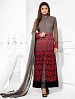THANKAR LATEST DESIGNER GREY AND RED LONG SLEEVE STRAIGHT SUIT @ 55% OFF Rs 1050.00 Only FREE Shipping + Extra Discount - Anarkali Suits, Buy Anarkali Suits Online, Santoon, Georgette, Buy Georgette,  online Sabse Sasta in India -  for  - 3477/20150925