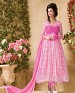 THANKAR COMBO ONE PINK ANARKALI SUIT AND SKY DESIGNER ANARKALI SUIT @ 31% OFF Rs 1977.00 Only FREE Shipping + Extra Discount - Santoon, Buy Santoon Online, Anarkali Suits, Chiffon, Buy Chiffon,  online Sabse Sasta in India - Semi Stitched Anarkali Style Suits for Women - 3495/20150925