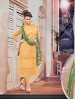 THANKAR NEW DESIGNER YELLOW AND GREEN STRAIGHT SUIT @ 43% OFF Rs 1173.00 Only FREE Shipping + Extra Discount - Santoon, Buy Santoon Online, Anarkali Suits, Chanderi, Buy Chanderi,  online Sabse Sasta in India -  for  - 3507/20150925