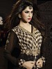 THANKAR LATEST EMBROIDERED DESIGNER BLACK ANARKALI SUITS @ 31% OFF Rs 3089.00 Only FREE Shipping + Extra Discount - Anarkali Suits, Buy Anarkali Suits Online, Santoon, Georgette, Buy Georgette,  online Sabse Sasta in India - Semi Stitched Anarkali Style Suits for Women - 3521/20150925
