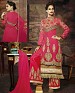 LATEST EMBROIDERED DESIGNER PEACH STRAIGHT SUITS @ 31% OFF Rs 2039.00 Only FREE Shipping + Extra Discount - Faux Georgette, Buy Faux Georgette Online, Santoon, Embroidery, Buy Embroidery,  online Sabse Sasta in India - Salwar Suit for Women - 4191/20151020