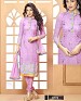 NEW DESIGNER VIOLET STRAIGHT SUIT @ 56% OFF Rs 1112.00 Only FREE Shipping + Extra Discount - Suit, Buy Suit Online, Georgette, Santoon, Buy Santoon,  online Sabse Sasta in India -  for  - 4197/20151020