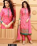 NEW DESIGNER PINK STRAIGHT SUIT @ 56% OFF Rs 1112.00 Only FREE Shipping + Extra Discount - Suit, Buy Suit Online, Georgette, Santoon, Buy Santoon,  online Sabse Sasta in India -  for  - 4200/20151020