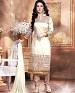 NEW DESIGNER OFF WHITE STRAIGHT SUIT @ 31% OFF Rs 1421.00 Only FREE Shipping + Extra Discount - Suit, Buy Suit Online, Embroidered, Cotton, Buy Cotton,  online Sabse Sasta in India -  for  - 4213/20151020