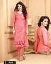 NEW DESIGNER PEACH STRAIGHT SUIT @ 31% OFF Rs 1606.00 Only FREE Shipping + Extra Discount - Suit, Buy Suit Online, Embroidered, Santoon, Buy Santoon,  online Sabse Sasta in India - Salwar Suit for Women - 4220/20151020