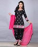 DESIGNER BLACK SALWAR SUIT @ 31% OFF Rs 1112.00 Only FREE Shipping + Extra Discount - Cotton, Buy Cotton Online, Semi-stitched, Salwar Suit, Buy Salwar Suit,  online Sabse Sasta in India -  for  - 4259/20151020