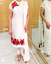 THANKAR LATEST DESIGNER WHITE SALWAR SUIT @ 31% OFF Rs 988.00 Only FREE Shipping + Extra Discount - Cotton, Buy Cotton Online, Semi-stitched, Salwar Suit, Buy Salwar Suit,  online Sabse Sasta in India - Salwar Suit for Women - 4266/20151020