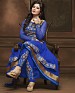 DESIGNER BLUE ANARKALI SUIT @ 31% OFF Rs 2286.00 Only FREE Shipping + Extra Discount - Georgette, Buy Georgette Online, Semi-stitched, Anarkali suit, Buy Anarkali suit,  online Sabse Sasta in India -  for  - 4294/20151020