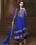 DESIGNER BLUE ANARKALI SUIT @ 31% OFF Rs 2286.00 Only FREE Shipping + Extra Discount - Georgette, Buy Georgette Online, Semi-stitched, Anarkali suit, Buy Anarkali suit,  online Sabse Sasta in India -  for  - 4294/20151020