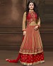 DESIGNER RED ANARKALI SUIT @ 31% OFF Rs 2286.00 Only FREE Shipping + Extra Discount - Georgette, Buy Georgette Online, Semi-stitched, Anarkali suit, Buy Anarkali suit,  online Sabse Sasta in India - Salwar Suit for Women - 4296/20151020