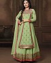 DESIGNER LIME GREEN ANARKALI SUIT @ 31% OFF Rs 2286.00 Only FREE Shipping + Extra Discount - Georgette, Buy Georgette Online, Semi-stitched, Anarkali suit, Buy Anarkali suit,  online Sabse Sasta in India -  for  - 4300/20151020
