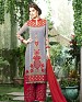 DESIGNER BROWN & RED STRAIGHT SUIT @ 31% OFF Rs 1915.00 Only FREE Shipping + Extra Discount - Georgette, Buy Georgette Online, Semi-stitched, palazzo Style Suit, Buy palazzo Style Suit,  online Sabse Sasta in India - Salwar Suit for Women - 4308/20151020