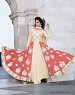 LATEST CREAM DESIGNER LONG SLEEVE ANARKALI SUIT @ 31% OFF Rs 2100.00 Only FREE Shipping + Extra Discount - Anarkali Suits, Buy Anarkali Suits Online, Georgette, Santoon, Buy Santoon,  online Sabse Sasta in India - Salwar Suit for Women - 4322/20151029