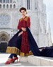 LATEST NAVY AND MAROON DESIGNER ANARKALI SUIT @ 31% OFF Rs 2100.00 Only FREE Shipping + Extra Discount - Anarkali Suits, Buy Anarkali Suits Online, Georgette, Santoon, Buy Santoon,  online Sabse Sasta in India - Salwar Suit for Women - 4325/20151029