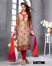 NEW ARRIVAL DARK BEIGE STRAIGHT SUIT @ 31% OFF Rs 1606.00 Only FREE Shipping + Extra Discount - Suit, Buy Suit Online, Cotton, Chiffon, Buy Chiffon,  online Sabse Sasta in India - Salwar Suit for Women - 4330/20151029