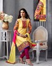 NEW ARRIVAL YELLOW STRAIGHT SUIT @ 31% OFF Rs 1606.00 Only FREE Shipping + Extra Discount - Suit, Buy Suit Online, Cotton, Chiffon, Buy Chiffon,  online Sabse Sasta in India -  for  - 4332/20151029