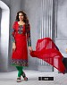 NEW ARRIVAL RED STRAIGHT SUIT @ 31% OFF Rs 1606.00 Only FREE Shipping + Extra Discount - Suit, Buy Suit Online, Cotton, Chiffon, Buy Chiffon,  online Sabse Sasta in India - Salwar Suit for Women - 4333/20151029