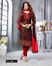 NEW ARRIVAL BROWN STRAIGHT SUIT @ 31% OFF Rs 1606.00 Only FREE Shipping + Extra Discount - Suit, Buy Suit Online, Cotton, Chiffon, Buy Chiffon,  online Sabse Sasta in India - Salwar Suit for Women - 4336/20151029