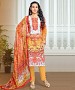 THANKAR LATEST ORANGE COLOUR DESIGNER STRAIGHT SUIT @ 31% OFF Rs 1915.00 Only FREE Shipping + Extra Discount - Suit, Buy Suit Online, Semi Stitched, PASHMINA, Buy PASHMINA,  online Sabse Sasta in India -  for  - 5320/20151209
