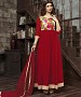 THANKAR AYESHA TAKIYA RED GEORGETTE WITH BHAGLPURI PRINT ANARKALI SUIT @ 58% OFF Rs 864.00 Only FREE Shipping + Extra Discount - GEORGETTE, Buy GEORGETTE Online, ANARKALI SUIT, SEMI STITCHED, Buy SEMI STITCHED,  online Sabse Sasta in India -  for  - 5355/20151209