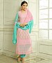 THANKAR PINK CHIFFON PARTY WEAR STRAIGHT SUIT @ 31% OFF Rs 1421.00 Only FREE Shipping + Extra Discount - chiffon Suit, Buy chiffon Suit Online, STRAIGHT SUIT, SEMI STITCHED, Buy SEMI STITCHED,  online Sabse Sasta in India - Salwar Suit for Women - 5377/20151209