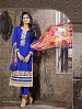 THANKAR BLUE COTTON JAQUARD PARTY WEAR STRAIGHT SUIT @ 31% OFF Rs 1668.00 Only FREE Shipping + Extra Discount - COTTON JAQUARD SUIT, Buy COTTON JAQUARD SUIT Online, Semi-stitched Suit, Straight suit, Buy Straight suit,  online Sabse Sasta in India -  for  - 5955/20160112