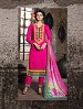 THANKAR DARK PINK COTTON JAQUARD PARTY WEAR STRAIGHT SUIT @ 31% OFF Rs 1668.00 Only FREE Shipping + Extra Discount - COTTON JAQUARD SUIT, Buy COTTON JAQUARD SUIT Online, Semi-stitched Suit, Straight suit, Buy Straight suit,  online Sabse Sasta in India -  for  - 5963/20160112
