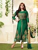 THANKAR GREEN AND BEIGE COTTON STRAIGHT SUIT @ 42% OFF Rs 1050.00 Only FREE Shipping + Extra Discount - Cotton Suit, Buy Cotton Suit Online, Semi-stitched Suit, Straight suit, Buy Straight suit,  online Sabse Sasta in India - Salwar Suit for Women - 5969/20160112