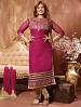 THANKAR DARK PINK COTTON STRAIGHT SUIT @ 42% OFF Rs 1050.00 Only FREE Shipping + Extra Discount - Cotton Suit, Buy Cotton Suit Online, Semi-stitched Suit, Straight suit, Buy Straight suit,  online Sabse Sasta in India - Salwar Suit for Women - 5974/20160112