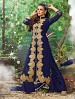 THANKAR NAVY CHIFFON STRAIGHT SUIT @ 31% OFF Rs 1359.00 Only FREE Shipping + Extra Discount - Chiffon Suit, Buy Chiffon Suit Online, Semi-stitched Suit, palazzo Style Suit, Buy palazzo Style Suit,  online Sabse Sasta in India - Salwar Suit for Women - 5981/20160112