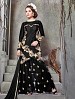 THANKAR BLACK BHAGALPURI SILK WITH EMBROIDERY STRAIGHT SUIT @ 31% OFF Rs 2224.00 Only FREE Shipping + Extra Discount - Bhagalpuri Suit, Buy Bhagalpuri Suit Online, Semi-stitched Suit, palazzo Style Suit, Buy palazzo Style Suit,  online Sabse Sasta in India - Salwar Suit for Women - 5985/20160112