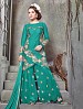 THANKAR AQUA BHAGALPURI SILK WITH EMBROIDERY STRAIGHT SUIT @ 31% OFF Rs 2224.00 Only FREE Shipping + Extra Discount - Bhagalpuri Suit, Buy Bhagalpuri Suit Online, Semi-stitched Suit, palazzo Style Suit, Buy palazzo Style Suit,  online Sabse Sasta in India -  for  - 5989/20160112