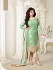 Thankar Exclusive Embroidered Designer Parrot Straight Suits @ 31% OFF Rs 2224.00 Only FREE Shipping + Extra Discount - Georgette Suit, Buy Georgette Suit Online, Semi-stitched Suit, Straight suit, Buy Straight suit,  online Sabse Sasta in India - Salwar Suit for Women - 6025/20160112
