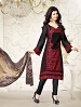 Thankar Exclusive Embroidered Designer Black Straight Suits @ 31% OFF Rs 2224.00 Only FREE Shipping + Extra Discount - Georgette Suit, Buy Georgette Suit Online, Semi-stitched Suit, Straight suit, Buy Straight suit,  online Sabse Sasta in India - Salwar Suit for Women - 6031/20160112
